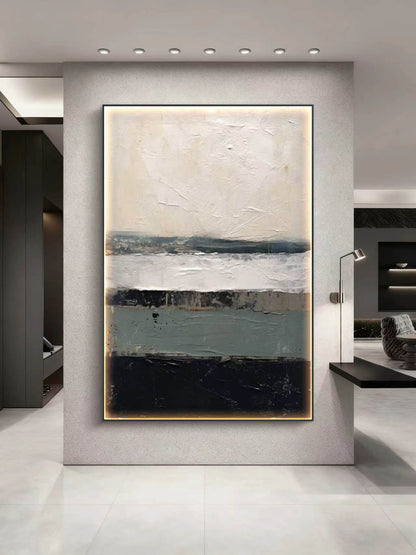 WhiteOCT Abstract Oil Painting