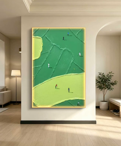 GreenGolf Oil Painting