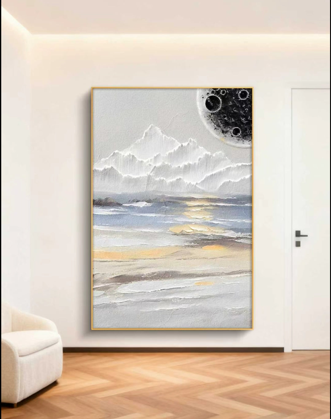Eclipse Bay Oil Painting