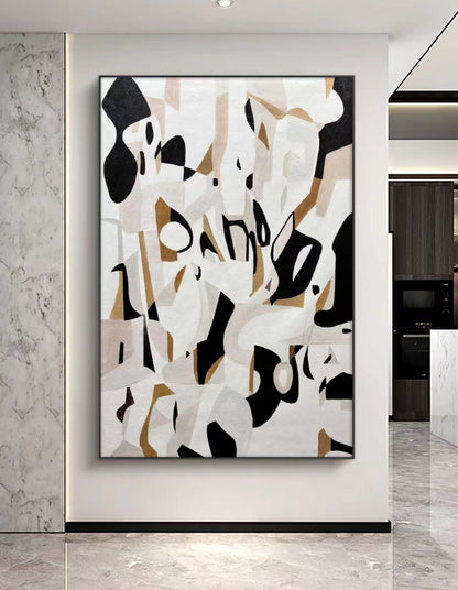 Rhythm Of Form Abstract Oil Painting