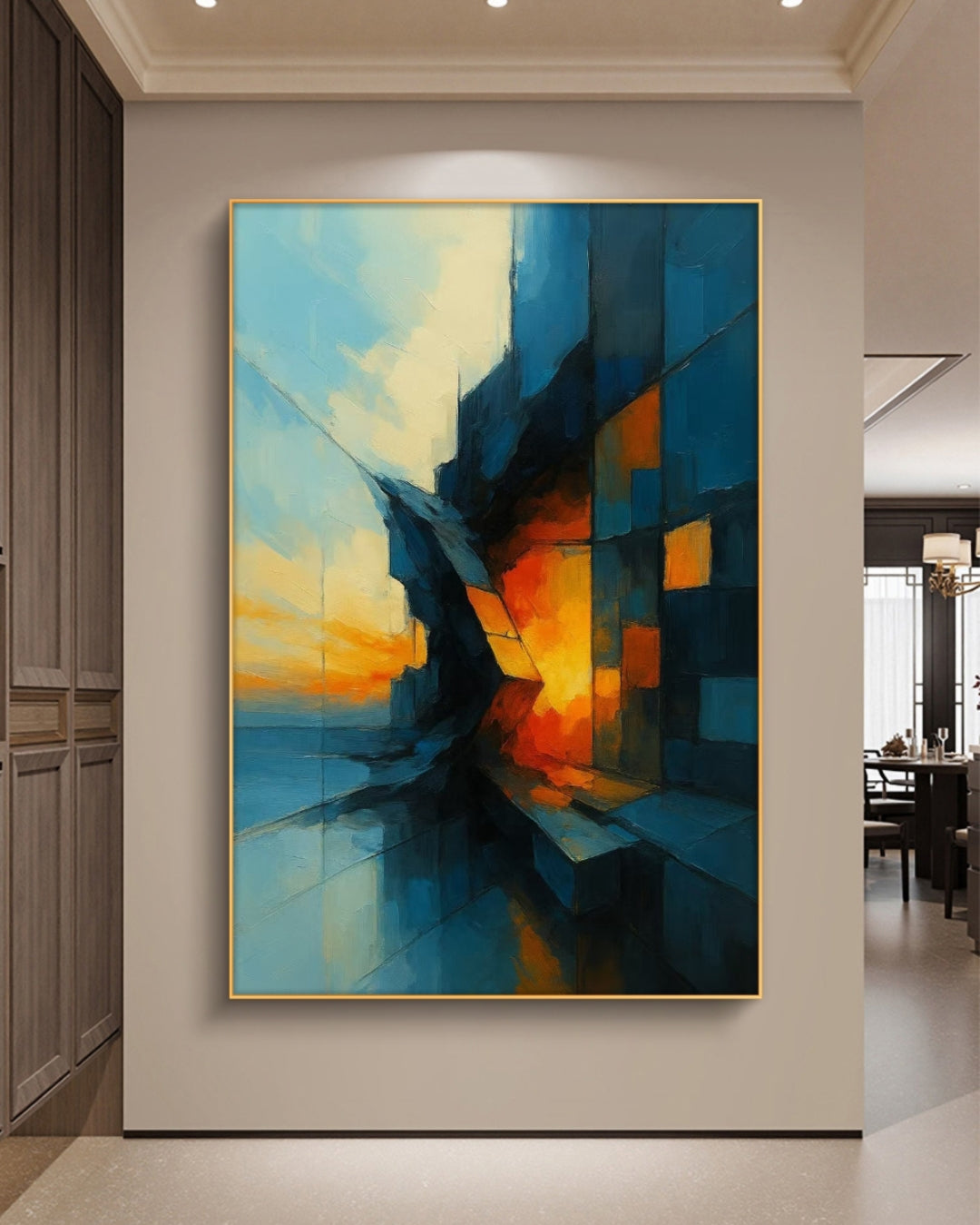 Onlookers Art | Oil Painting | Gravity's Dream Abstract Oil Painting