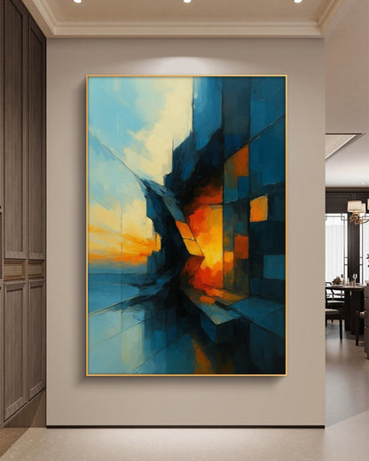 Onlookers Art | Oil Painting | Gravity's Dream Abstract Oil Painting