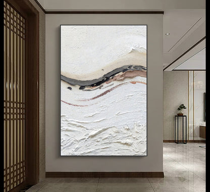 Onlookers Art | Oil Painting | Ribbon of Time Abstract Oil Painting