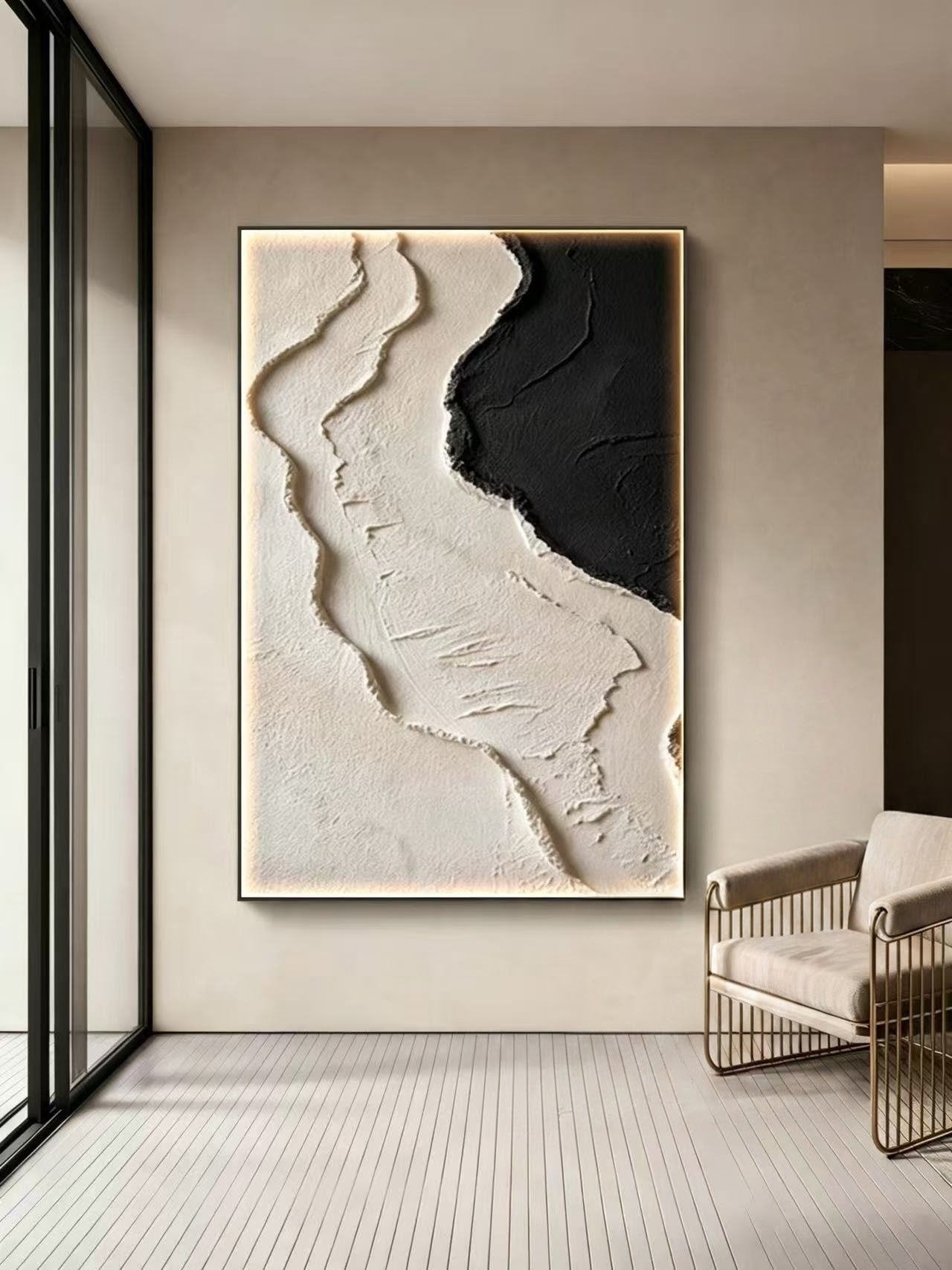 Shoreline Dream Abstract Oil Painting