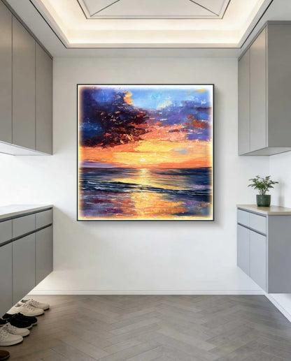 SeaSun Abstract Oil Painting