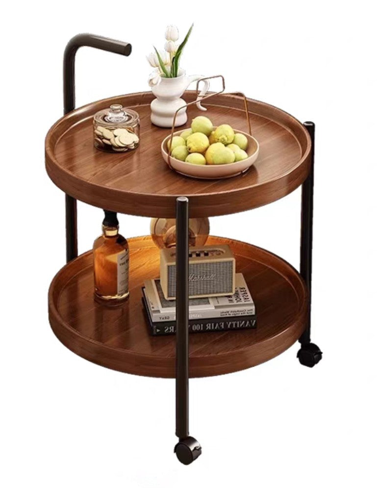 Double wheels Side Table