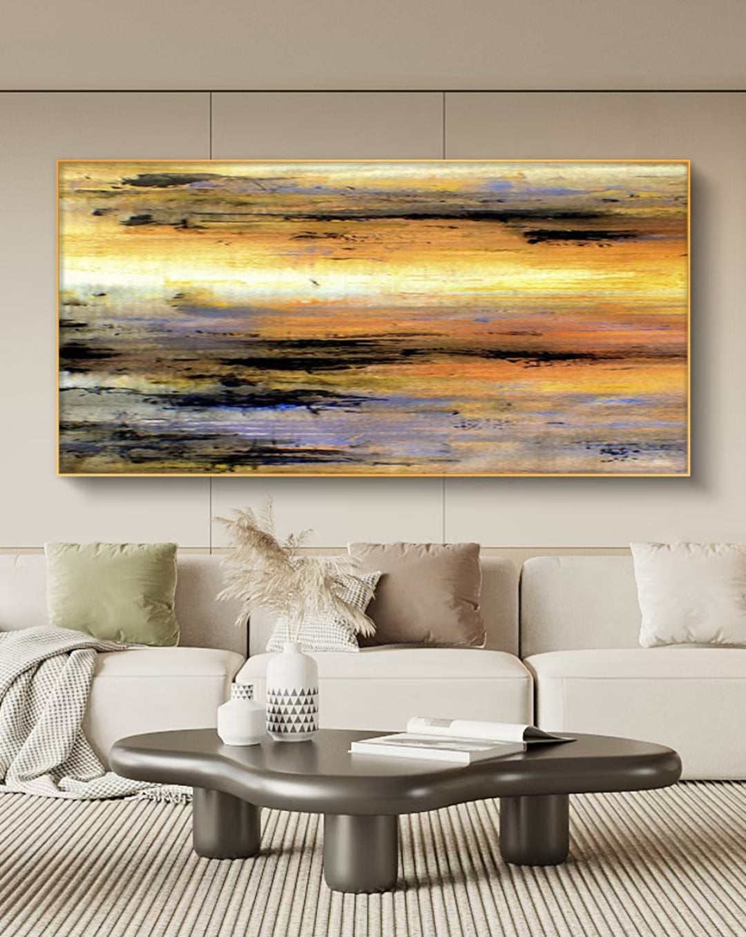 Onlookers Art | Oil Painting | Yelast Abstract Oil Painting