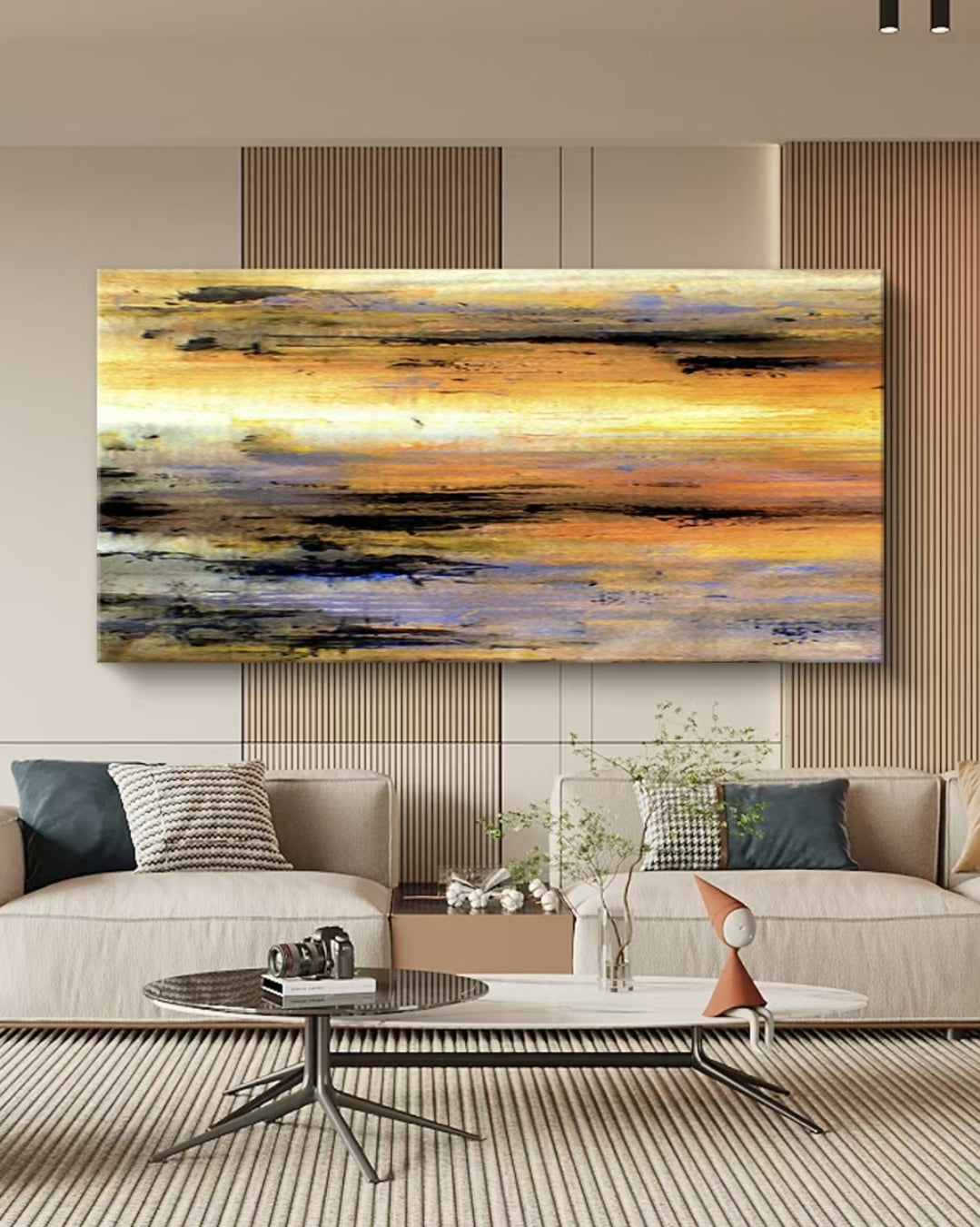 Onlookers Art | Oil Painting | Yelast Abstract Oil Painting