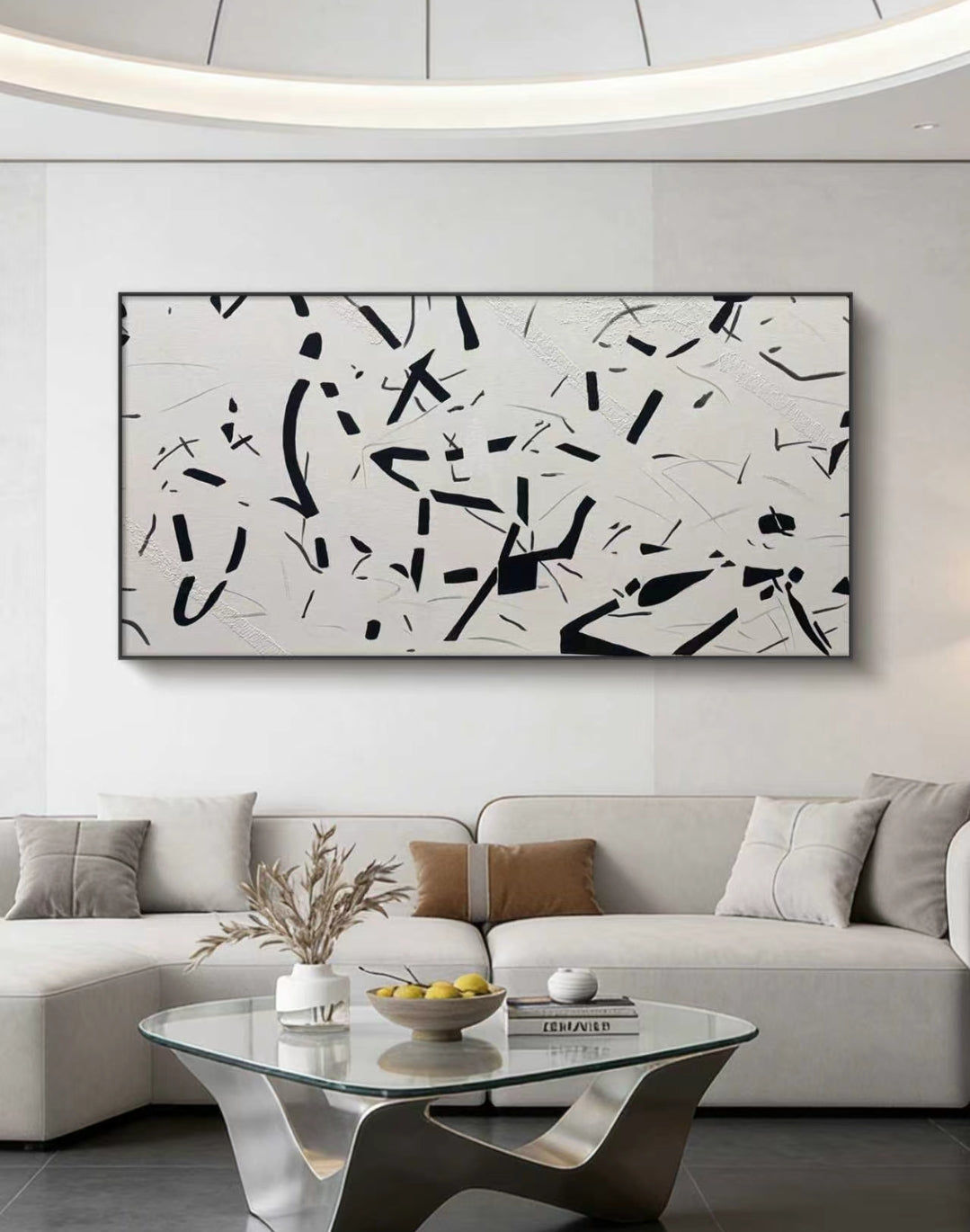 Noire Abstract Oil Painting