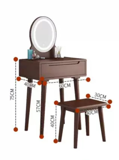 ShazX Solid wood Dressing Table Set