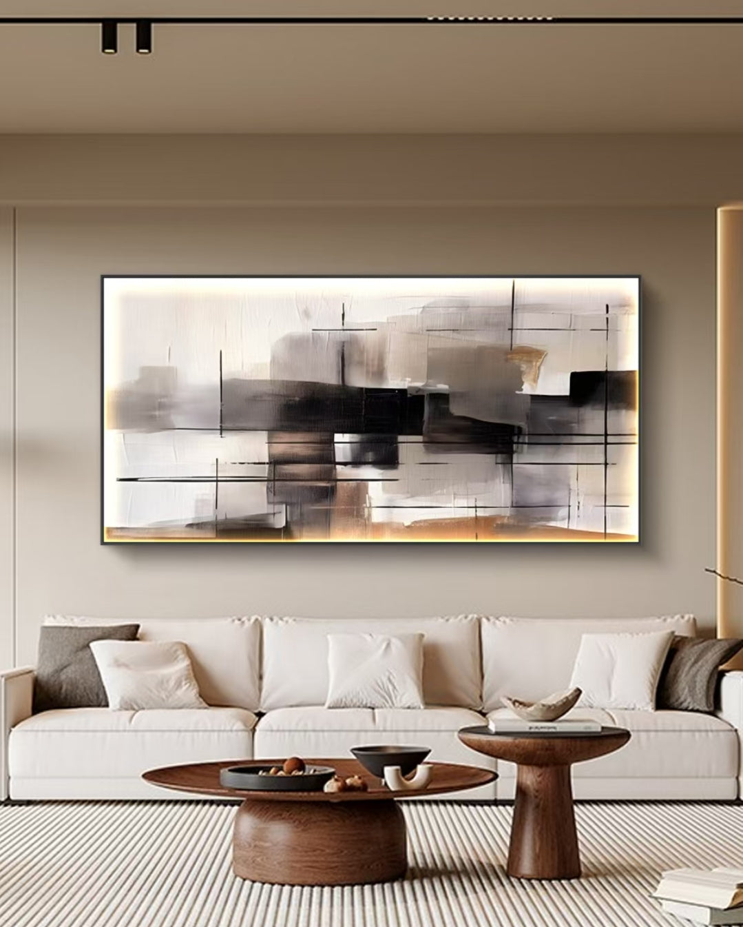 Onlookers Art | Oil Painting | AeV Abstract Oil Painting