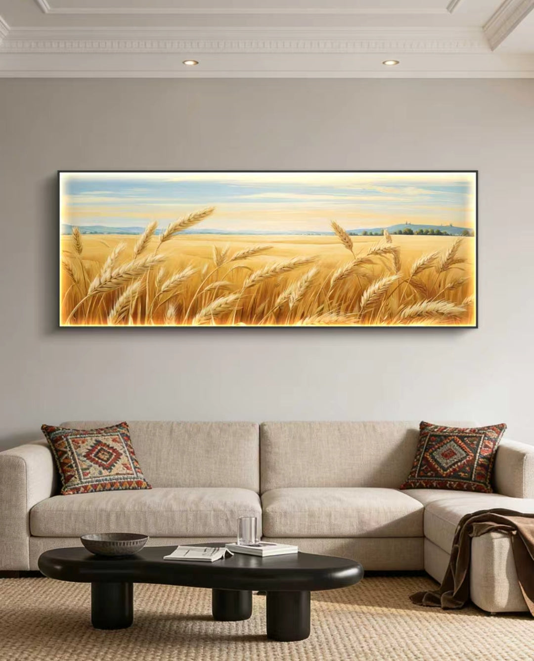 Sunlit Harvest of Prosperity Oil Painting