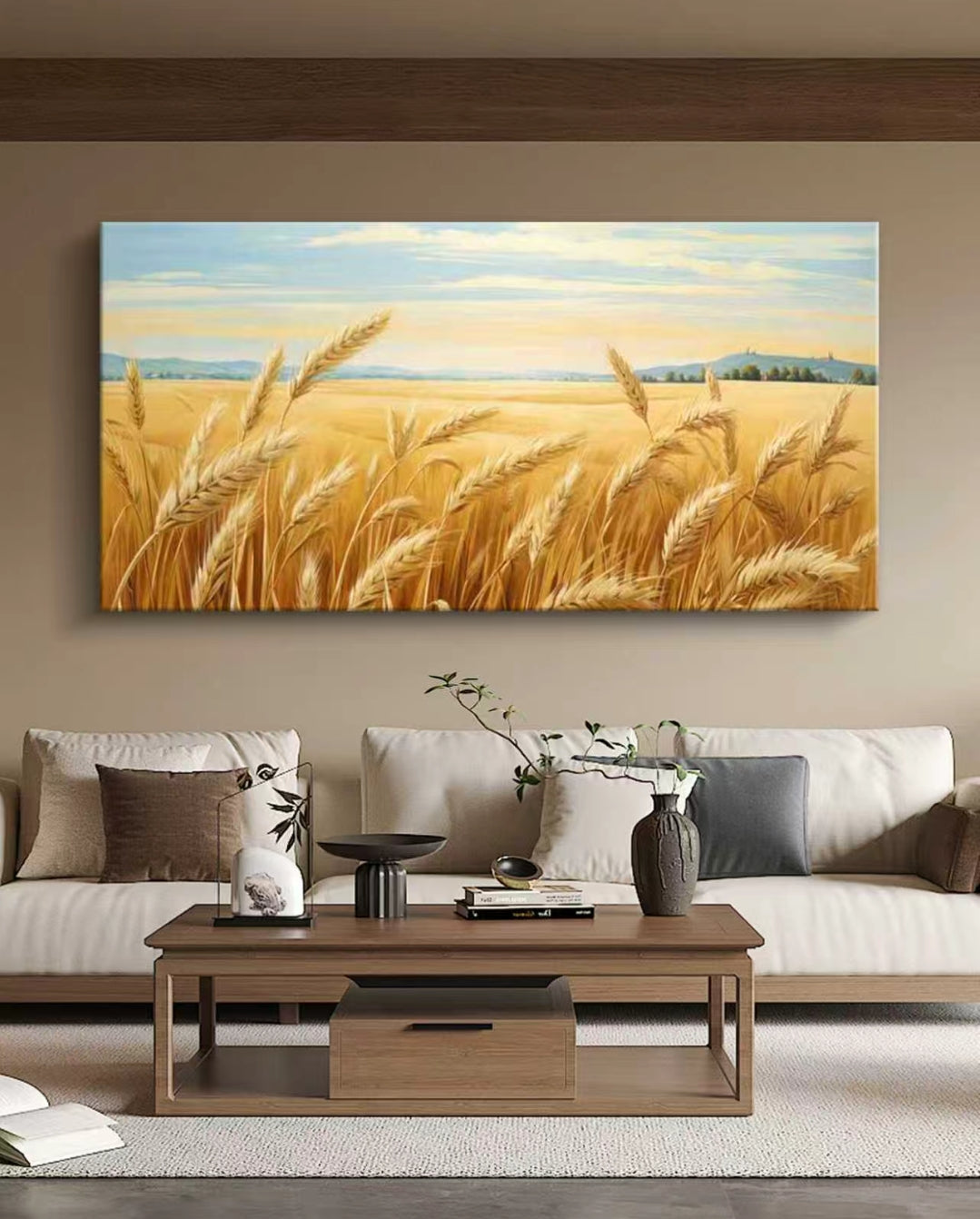 Sunlit Harvest of Prosperity Oil Painting