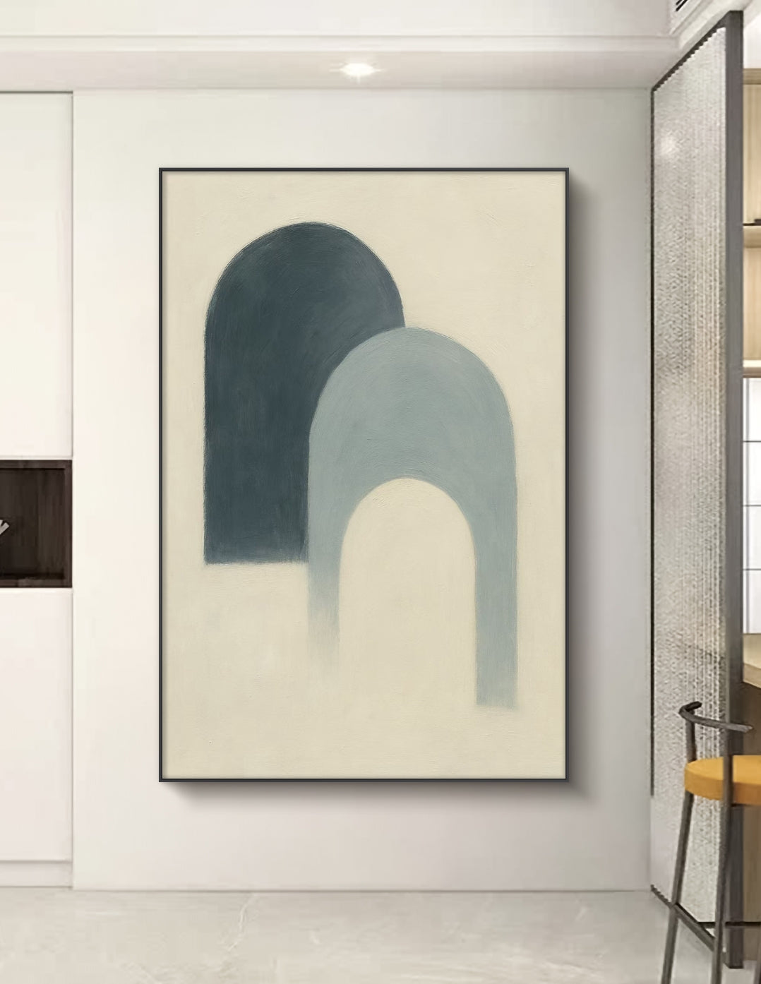 Onlookers Art | Oil Painting | Twinny Abstract Oil Painting