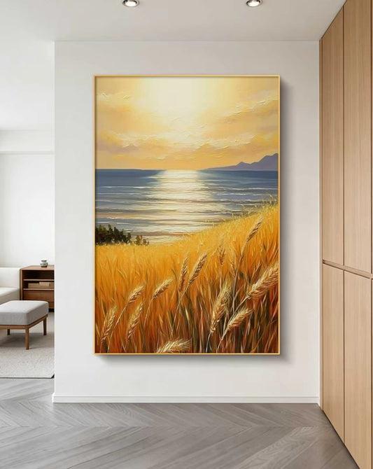 Sun Wheat Oil Painting