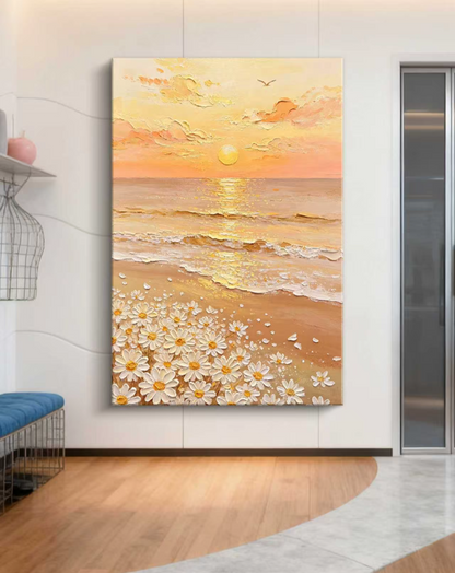Daisy Shore Oil Painting