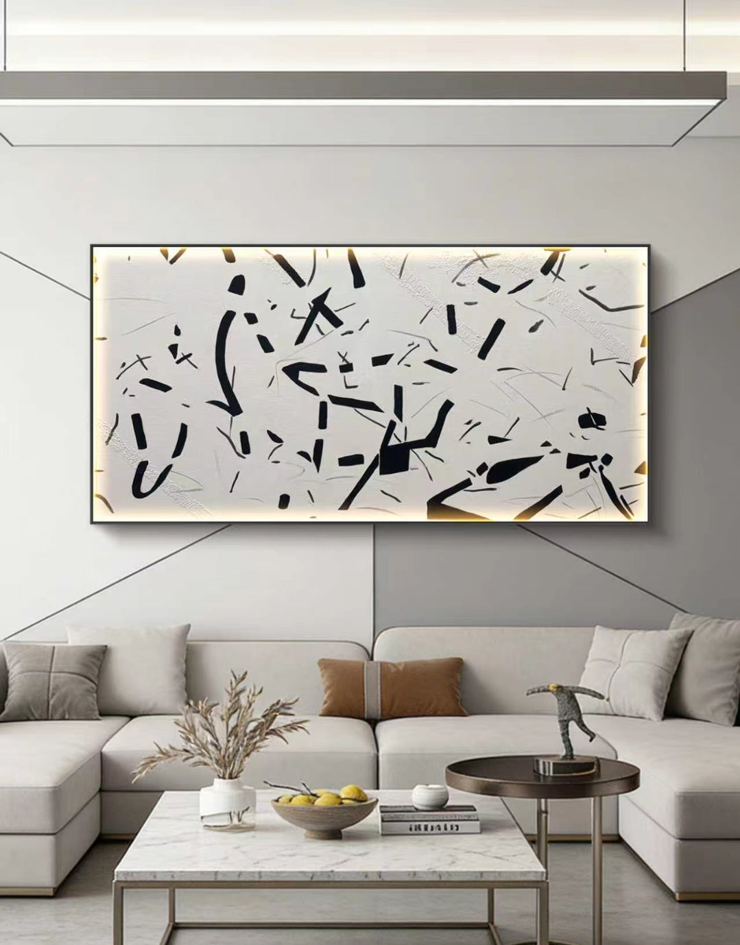 Noire Abstract Oil Painting
