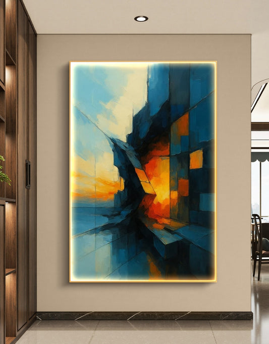 Gravity's Dream Abstract Oil Painting
