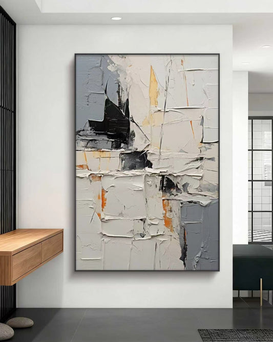 December Abstract Oil Painting