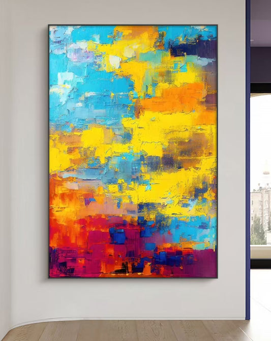 Color Manifesto Abstract Oil Painting