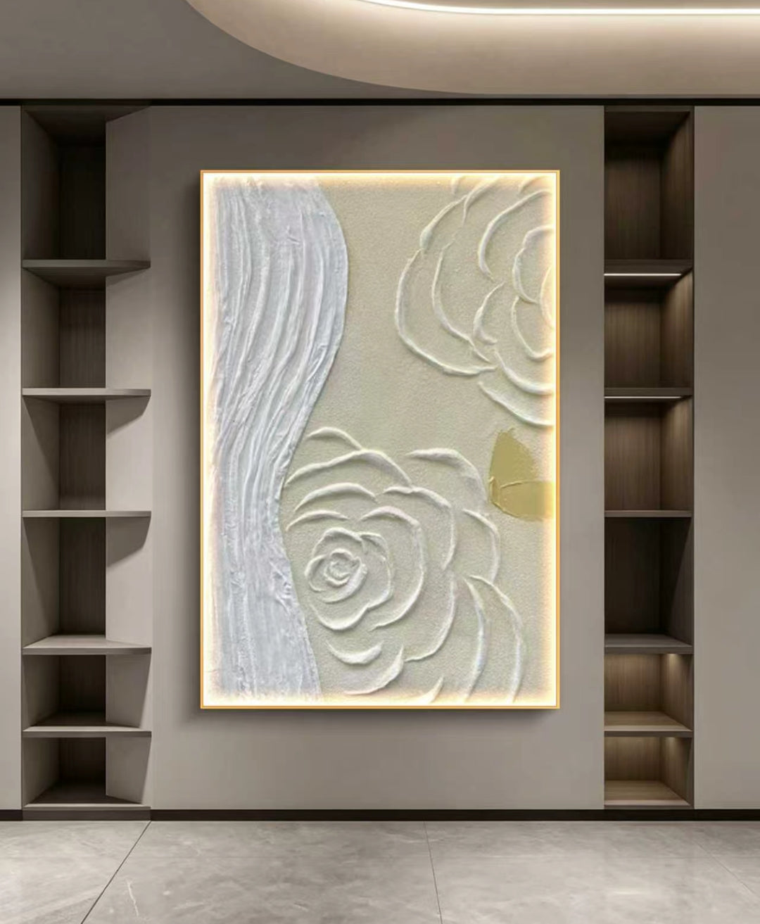Rose Wavy Oil Painting