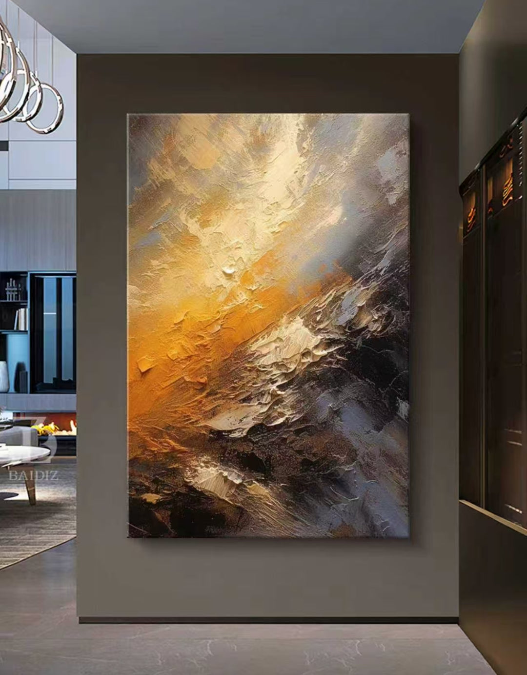 Cena Abstract Oil Painting