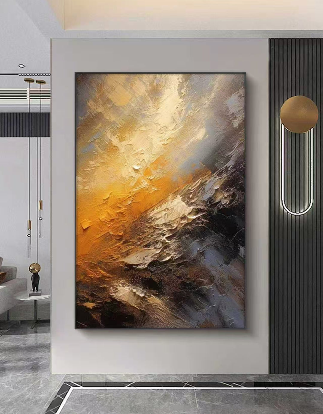 Cena Abstract Oil Painting