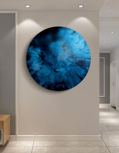 Whisperses Round Oil Painting