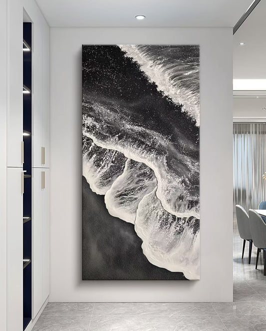 Cloud Wave Abstract Oil Painting