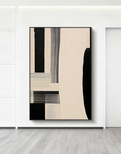 Vanilla Cookie Abstract Oil Painting