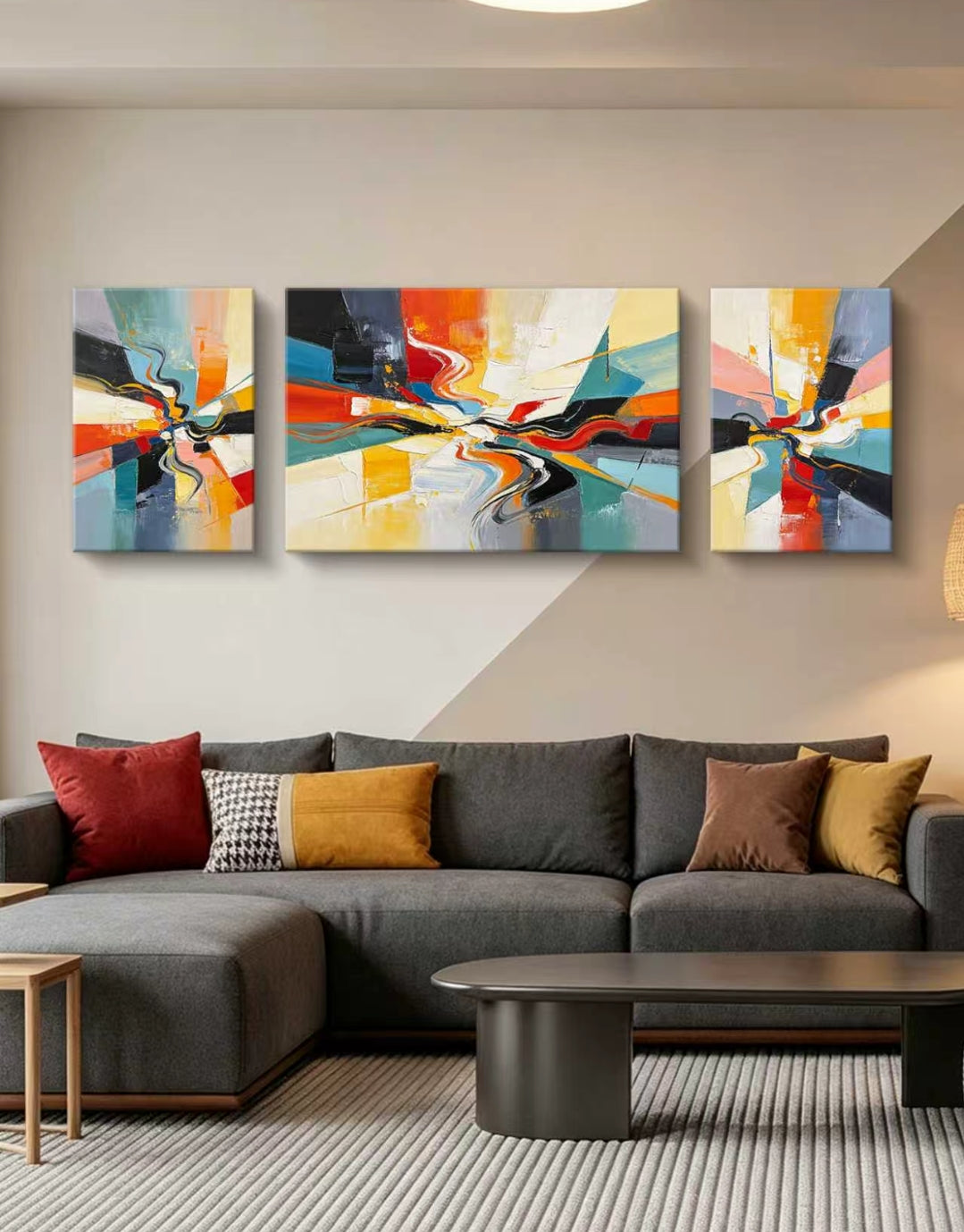 Colorstream Abstract Oil Painting