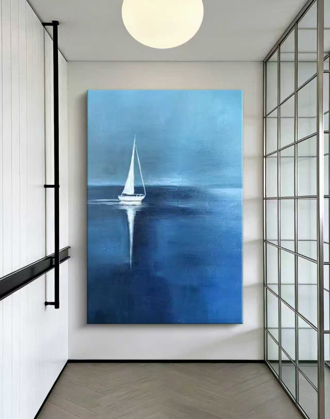Endless Blue Oil Painting