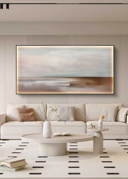 SeaSky Abstract Oil Painting