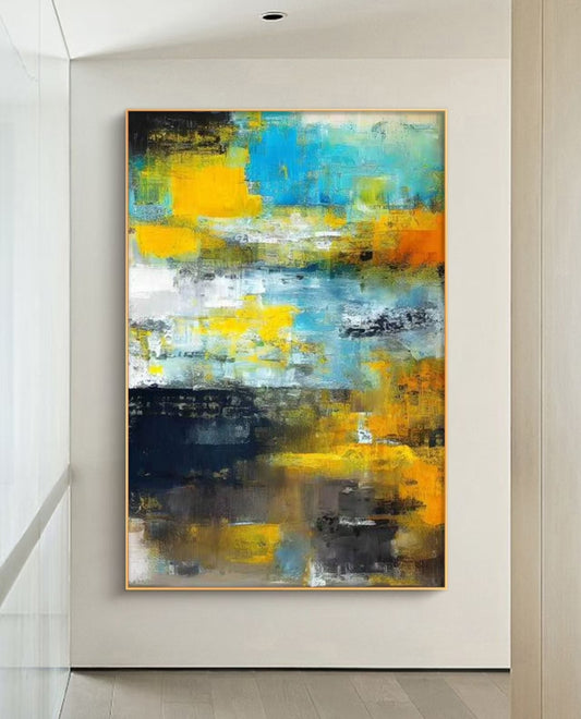 Static Harmony Abstract Oil Painting
