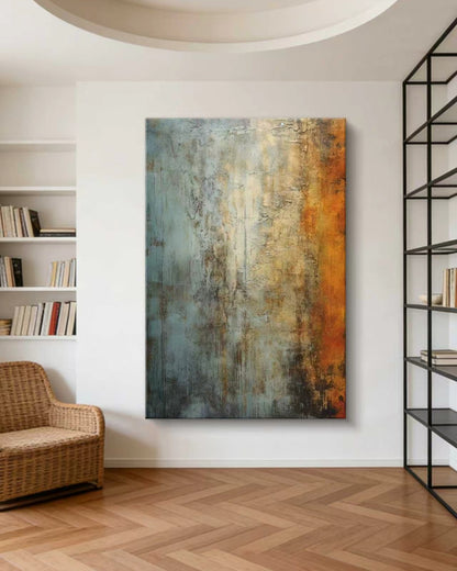Golden Partina Abstract Oil Painting