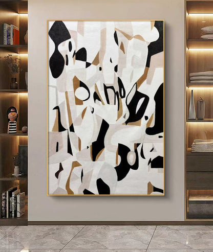 Rhythm Of Form Abstract Oil Painting