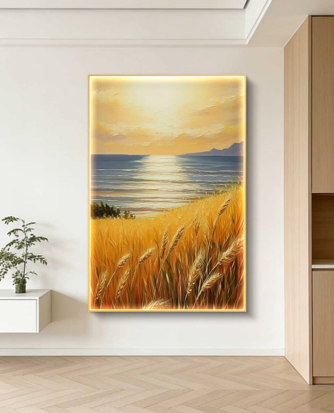 Sun Wheat Oil Painting