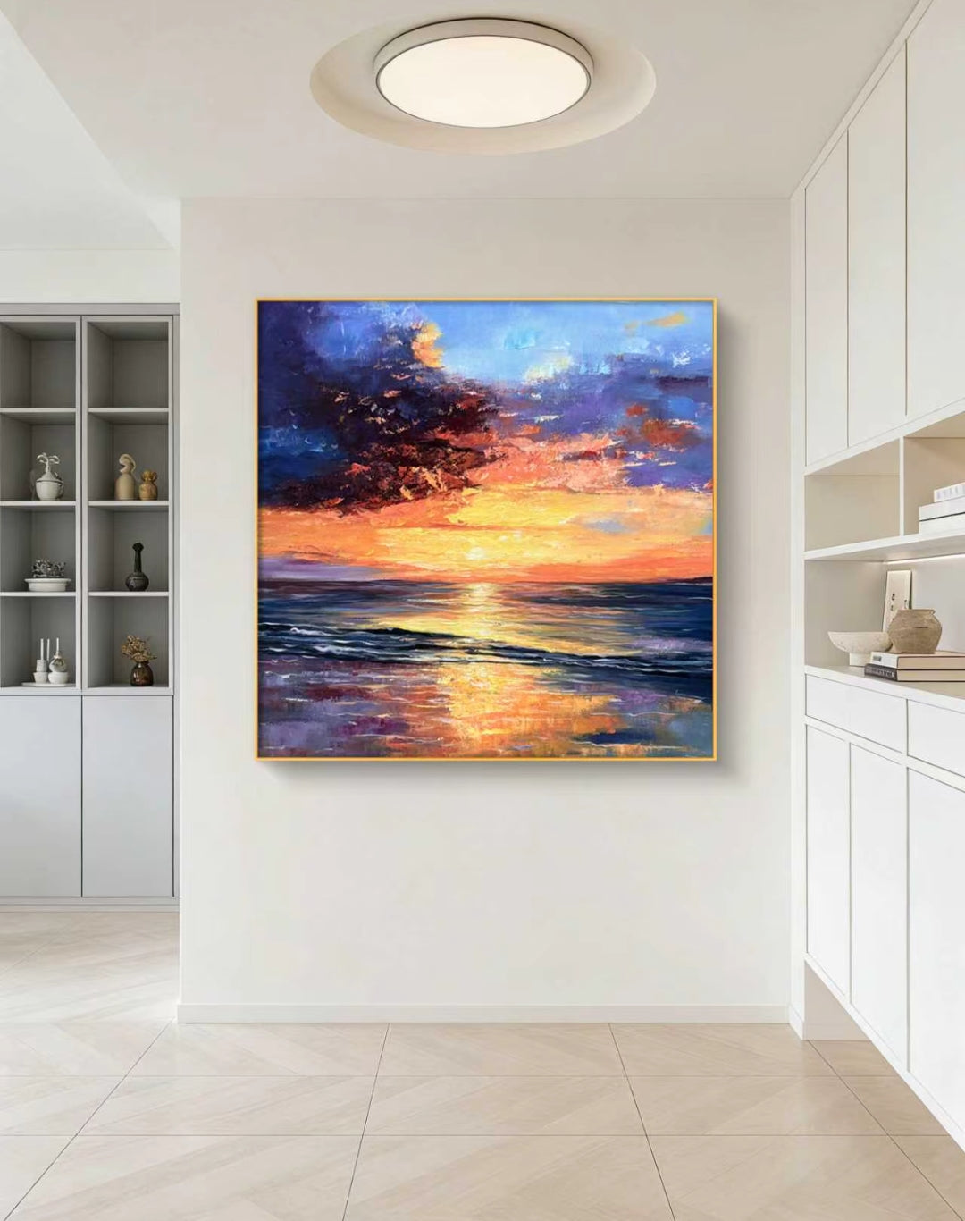 SeaSun Abstract Oil Painting