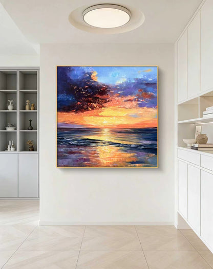 SeaSun Abstract Oil Painting