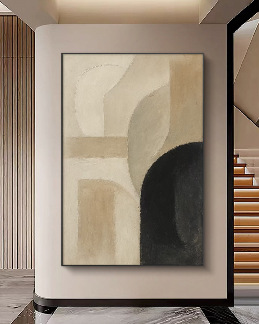 Onlookers Art | Oil Painting | KosaV Abstract Oil Painting