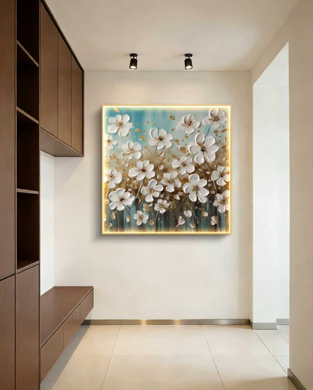 Morning Blossoms Oil Painting