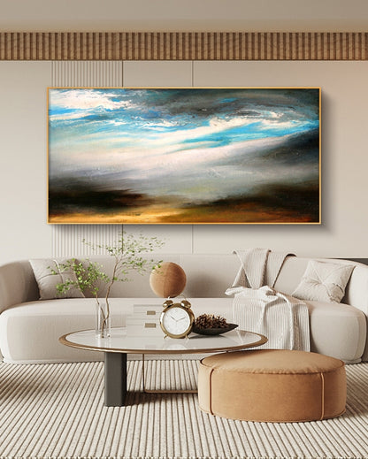 Onlookers Art | Oil Painting | Cloud Sky Abstract Oil Painting