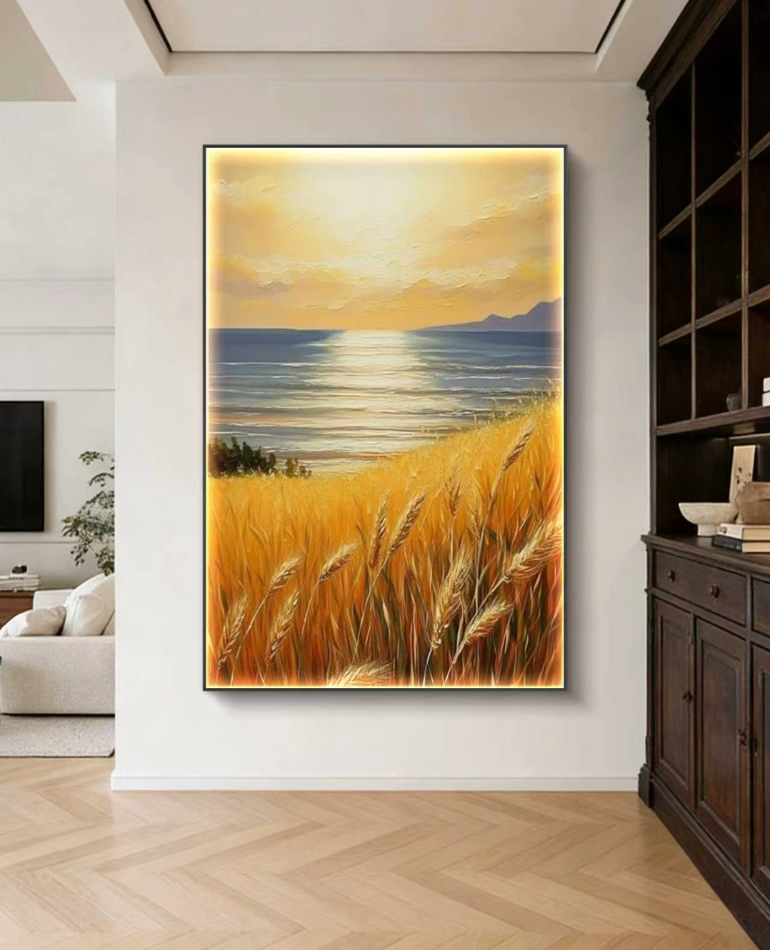 Sun Wheat Oil Painting