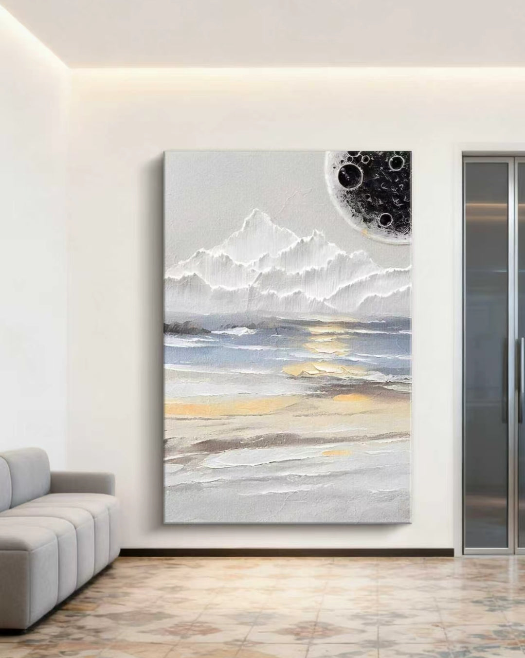 Eclipse Bay Oil Painting