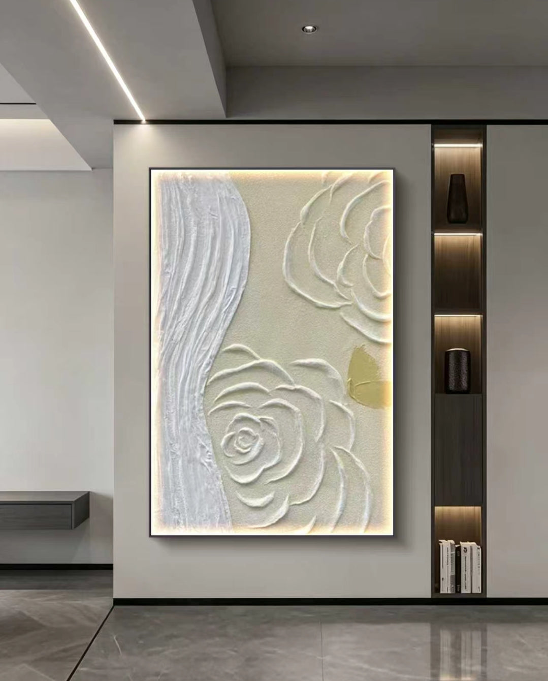 Rose Wavy Oil Painting