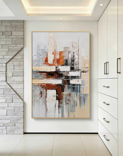Mosical Abstract Oil Painting