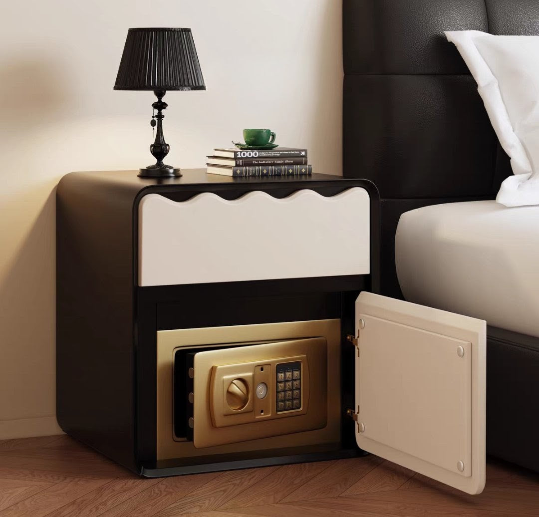 Safe Bedside Table