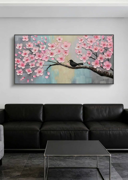Cherry Blossom Oil Painting