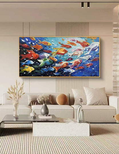 Dance of the Fishes Oil Painting