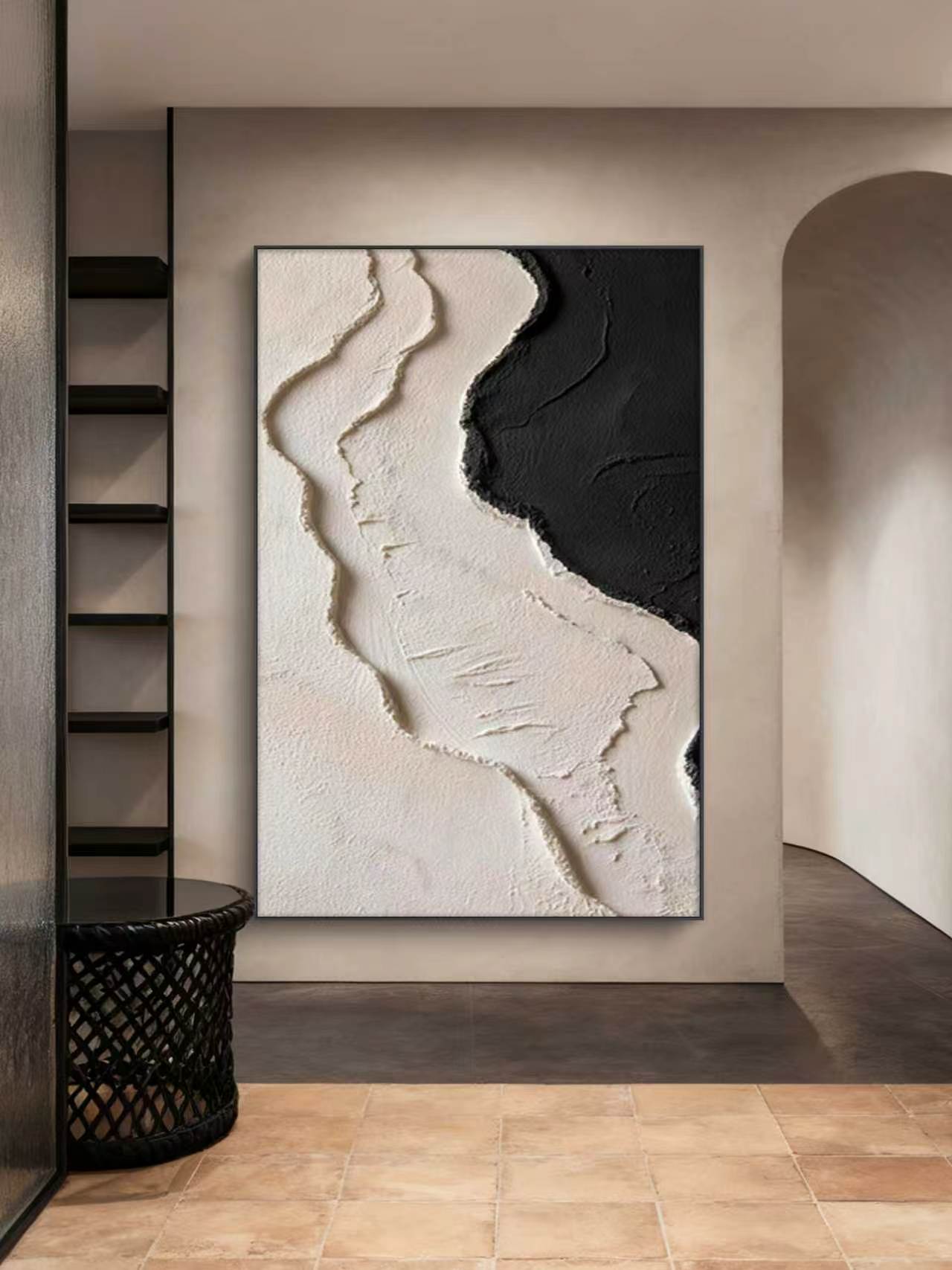 Shoreline Dream Abstract Oil Painting